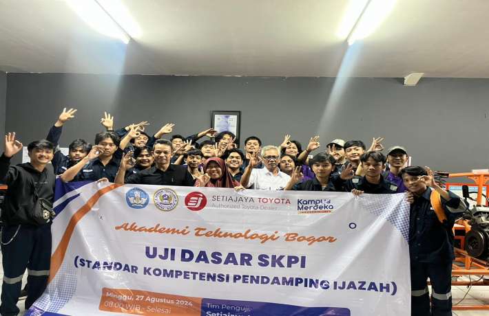 Akademi Teknologi Bogor Gelar Uji Dasar SKPI bersama setiajaya toyota